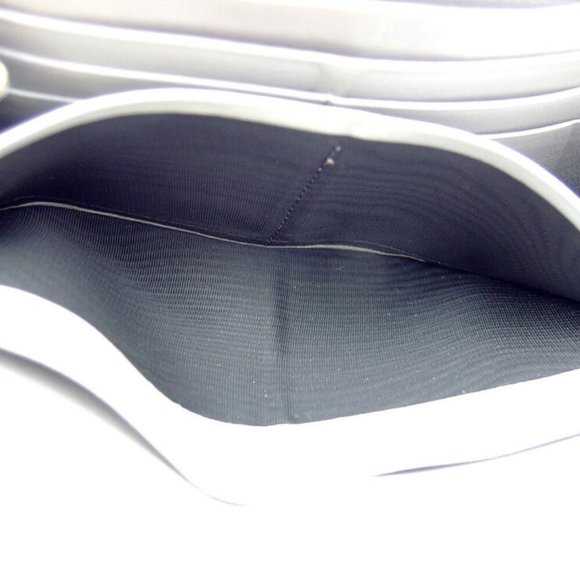 BALENCIAGA purse classic money gray gray leather Used Auth T10412 - Picture 2 of 7